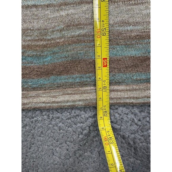 Tommy Bahama Dress Womens XL Coffee Linen Blend Gold Metallic Maxi Ladies NEW - Picture 9 of 13